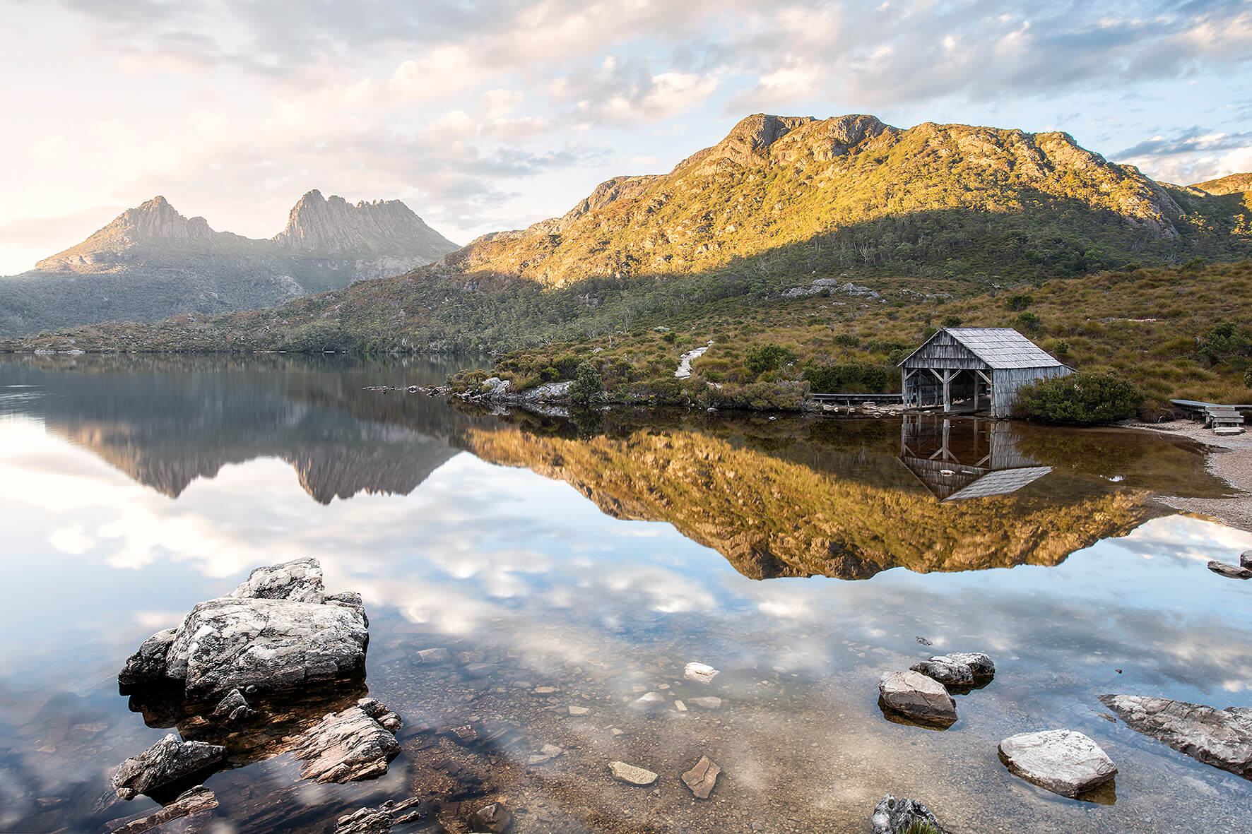 Boathouse Reflections