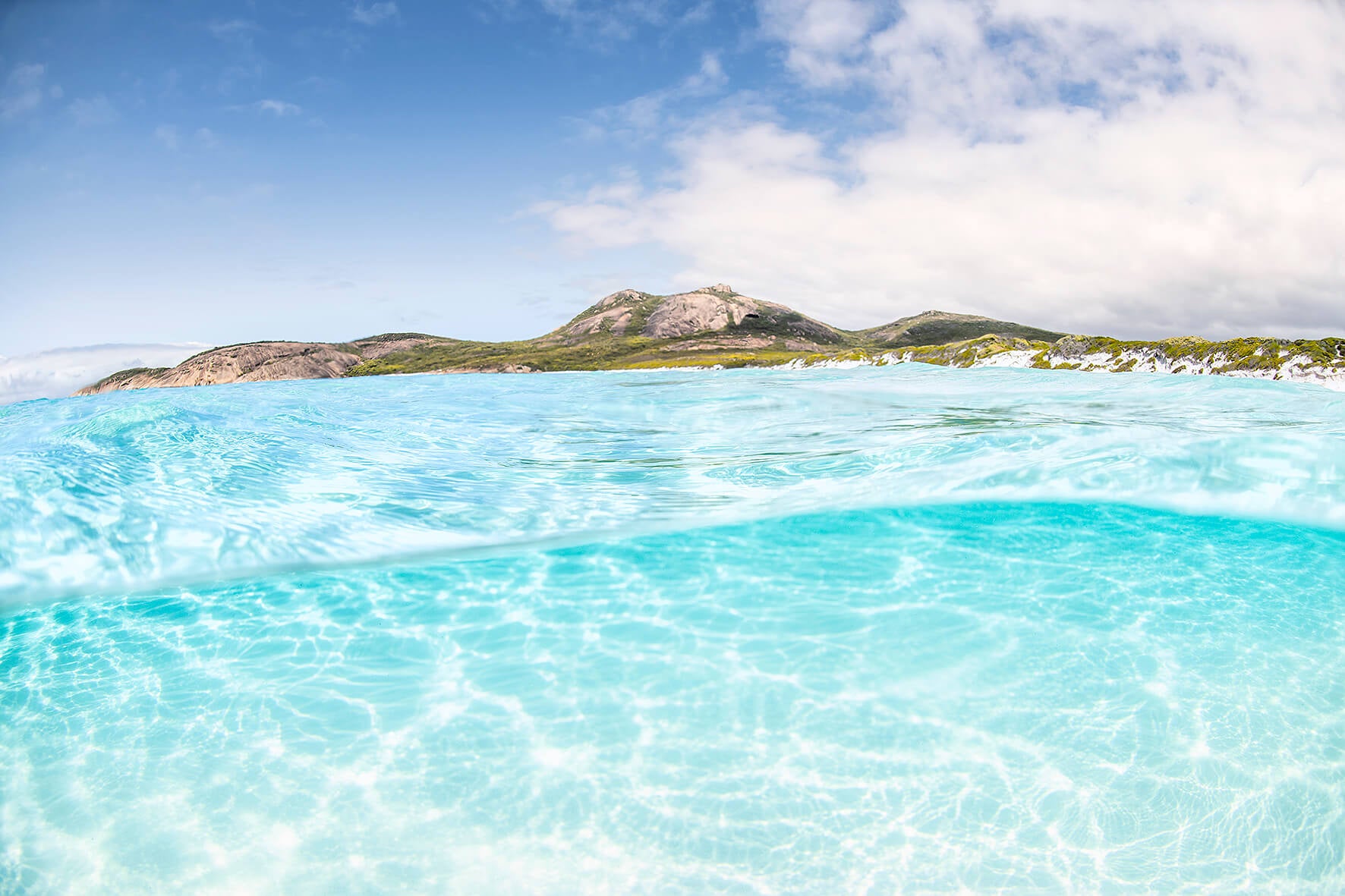 Swimming in Paradise